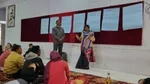 Community members learning basics together
